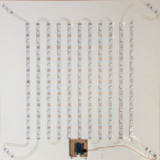 Aufbau LED-Platte