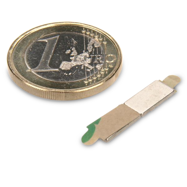 Quadermagnet selbstklebend 50 mm x 50 mm x 5 mm Neodym Magnet