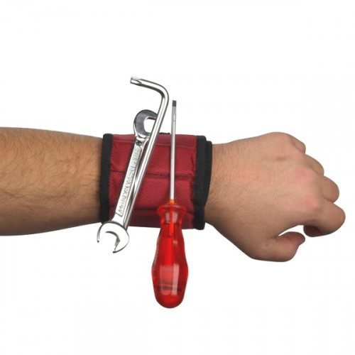 Magnetische Armmanschette mit Klettverschluß, Werkzeughalter