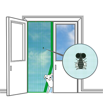 Magnet Insektenschutz Tür Fliegengitter Magnetvorhang Mückenschutz Tür—  Fenster-Bayram