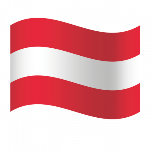Länderflagge Magnetfahne Magnetfolie 300 x 200 mm - ÖSTERREICH