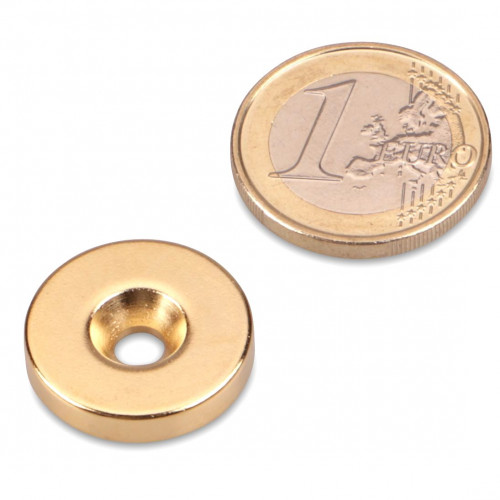 Neodym Ringmagnet mit Senkung Ø 20,0 mm N42 - ANGEBOT